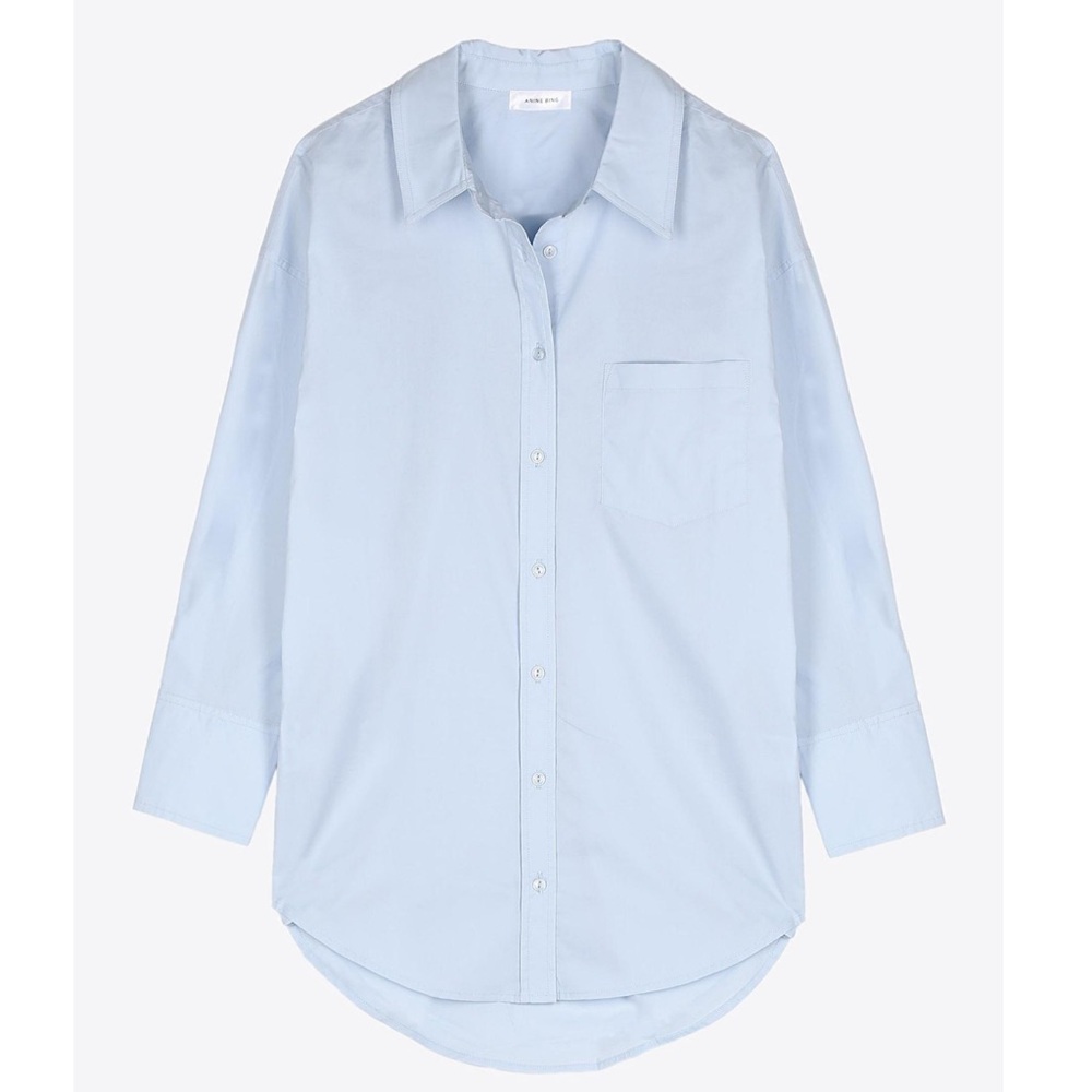 Anine Bing Mika Shirt in Blue